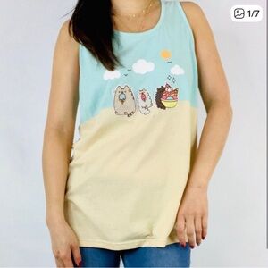 PUSHEEN CAT - The Beach Sweet Treat Tank Top - Summer Box 2018 EXCLUSIVE